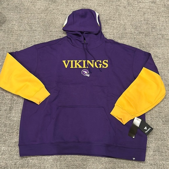 NFL Team Apparel Unique Vikings Hoodie 3XL - Picture 1 of 8